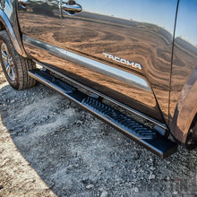 Load image into Gallery viewer, Westin 2005+ Toyota Tacoma Double Cab R5 Nerf Step Bars - Black