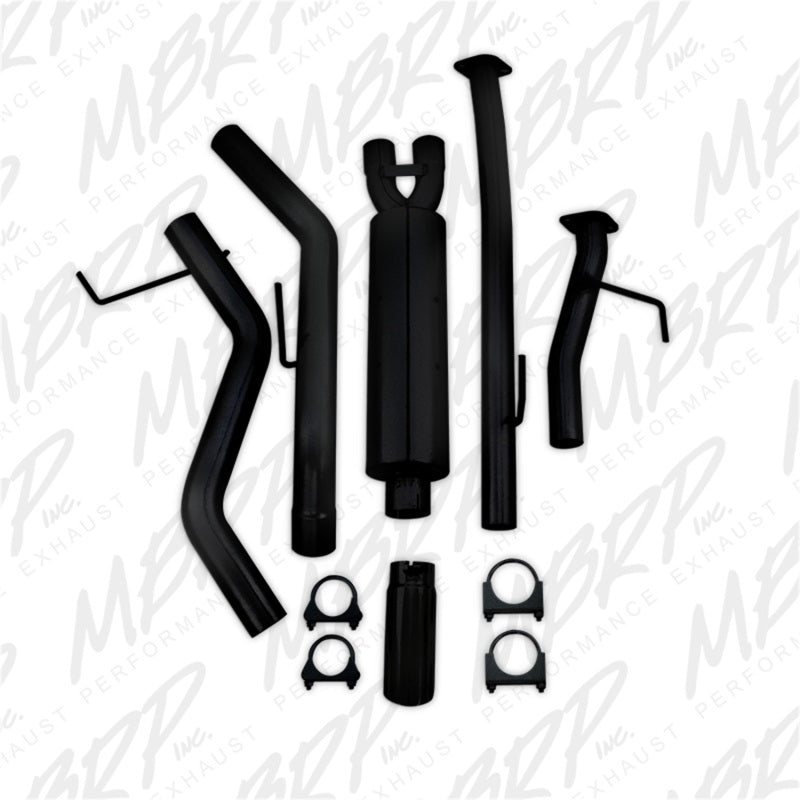 MBRP Toyota Tundra 5.7L EC-Std. & SB/CC-SB 3in Cat-Back Single Side AL - Black