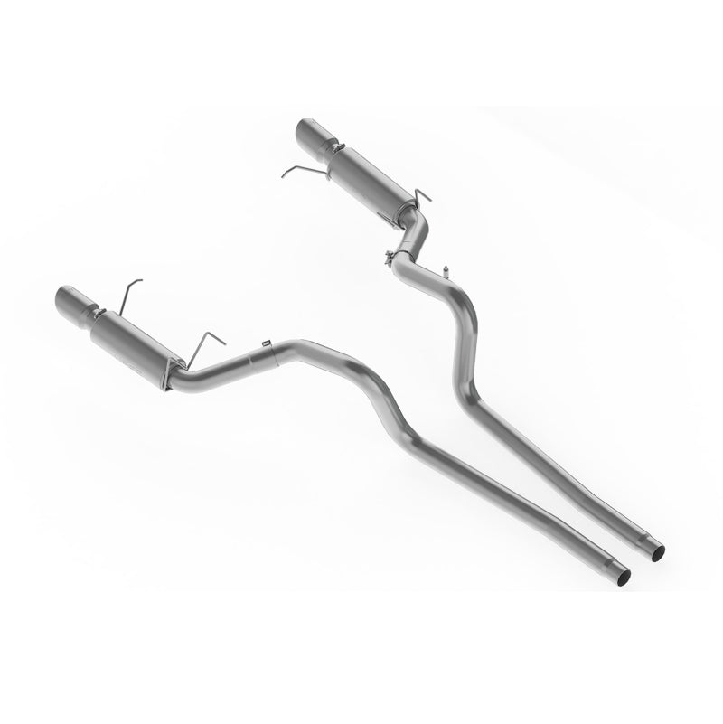MBRP Ford Mustang GT 5.0L Dual Split Rear Race Version AL 3in Cat Back Exhaust System