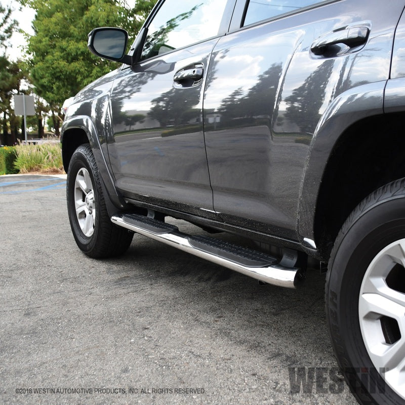 Westin 2014+ Toyota 4Runner SR5 PRO TRAXX 4 Oval Nerf Step Bars - SS