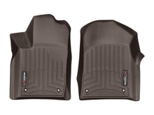 Load image into Gallery viewer, WeatherTech Jeep Grand Cherokee Front FloorLiners - Cocoa (Only Vehicles March 2015 or Later)