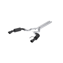 Load image into Gallery viewer, MBRP Ford Mustang GT S650, 5.0L 3in Cat-Back Dual Split Rear, Black-Coated (street)