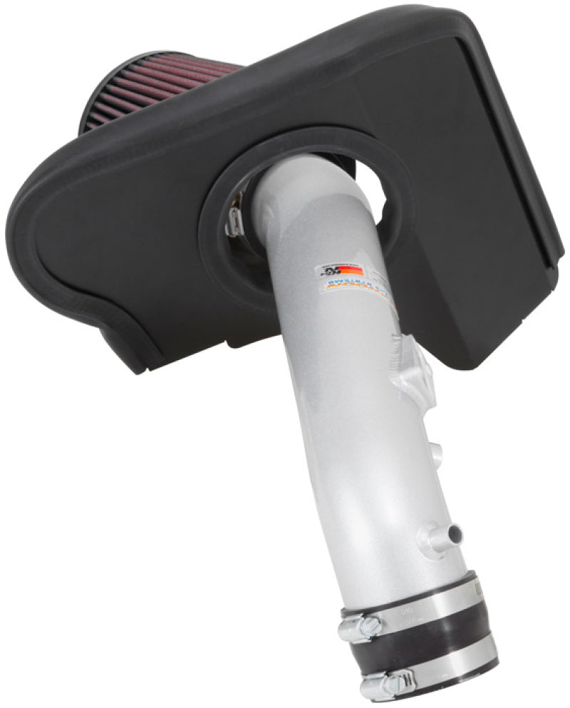 K&N Honda Accord 2.4L L4 69 Series Typhoon Air Intake System - Silver Cold Air Intake Kit