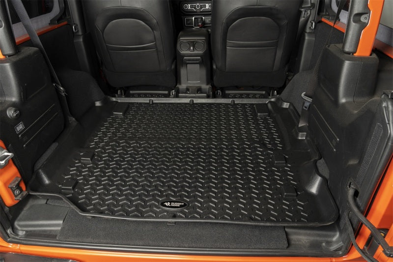 Rugged Ridge Floor Liner Kit Black F/R/Full Cargo Jeep Wrangler JL 2Dr