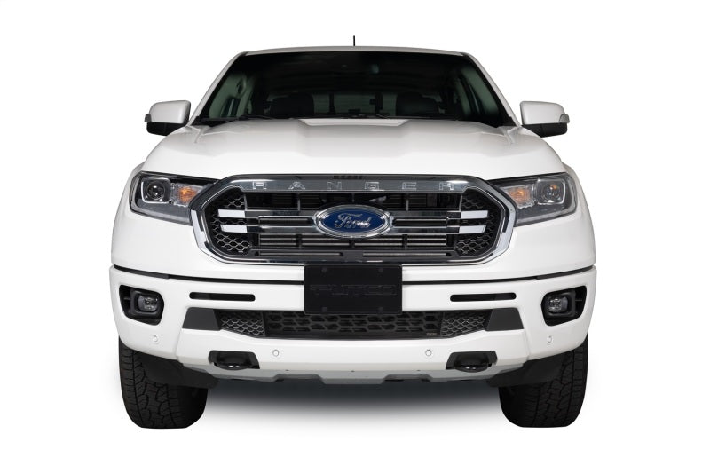 Putco 19-20 Ford Ranger w/o Adaptive Cruise - Hex Shield - Black Powder Coated Bumper Grille Inserts