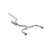 MBRP Volkswagen Golf GTI MK8 T304 SS 3in Cat-Back Exhaust 2.5in Dual Split Rear w/ SS Tips