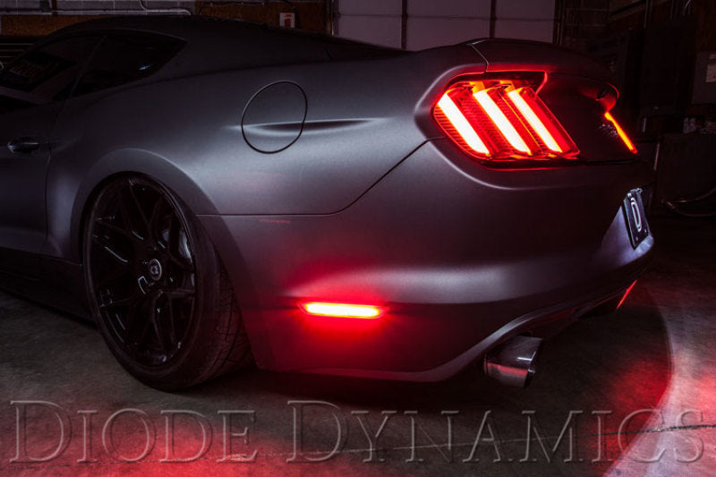 Diode Dynamics 15-21 EU/AU Ford Mustang LED Sidemarkers - Red (Pair)