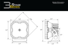 Load image into Gallery viewer, Diode Dynamics SS3 LED Bumper 1 In Roll Bar Kit Sport - White Combo (Pair)