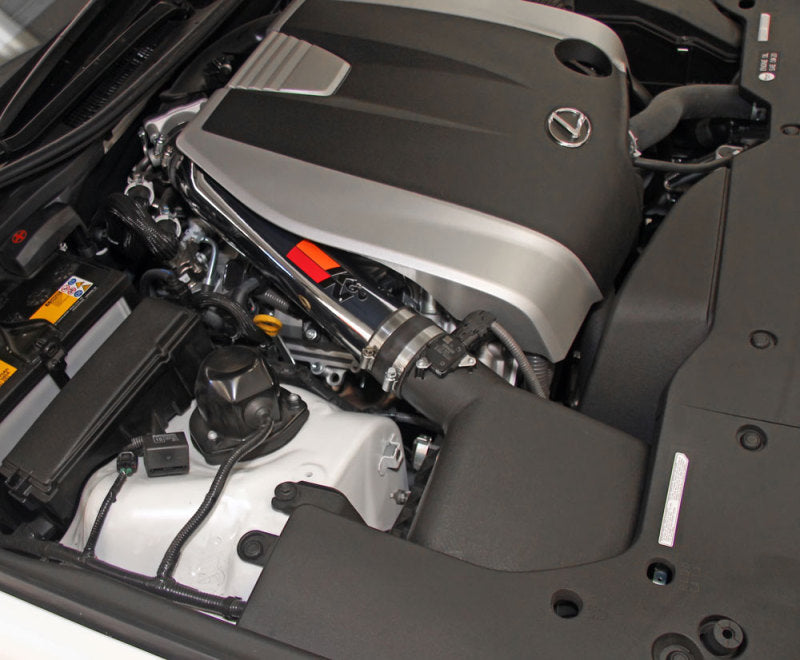 K&N 69 Series Performance Typhoon Intake Kit - Polished for Lexus GS350 3.5L V6