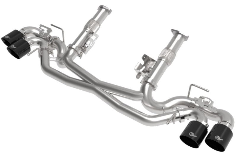AFe MACH Force-Xp 304 Stainless Steel Cat-Back Exhaust Black 2020 Chevrolet Corvette C8