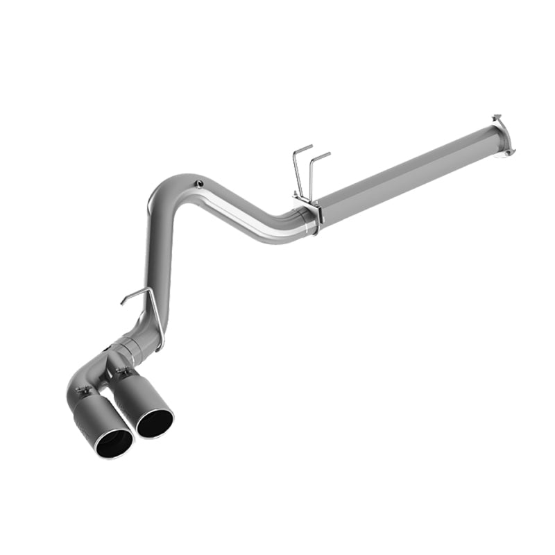 MBRP Ford F250/350/450 6.7L 4in Filter Back Dual Single Side Exit 5in Tips T409 Exhaust