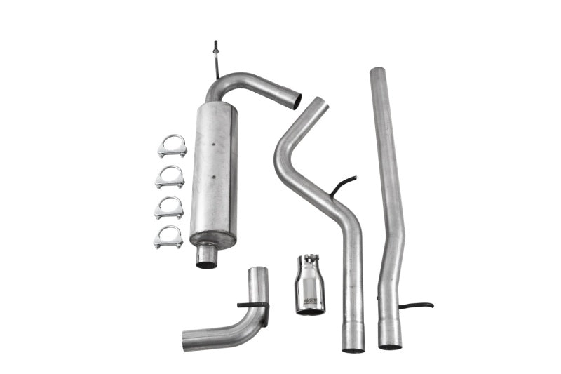 MBRP Jeep Wrangler/Rubicon 3.6L Cat Back Single Rear Exit Alum Exhuast