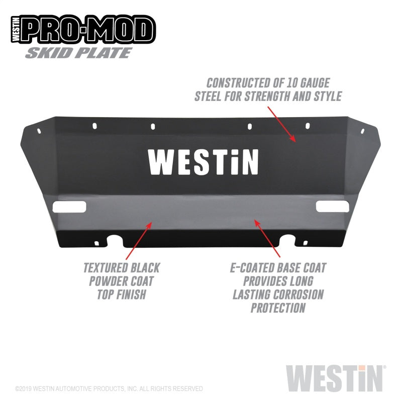 Westin 15+ Chevrolet Colorado Pro-Mod Skid Plate - Tex. Blk