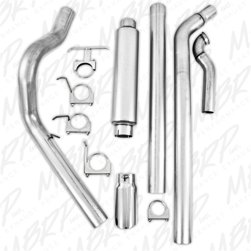 MBRP Ford F-250/350 7.3L Turbo Back Single Side Off-Road (Aluminized downpipe)