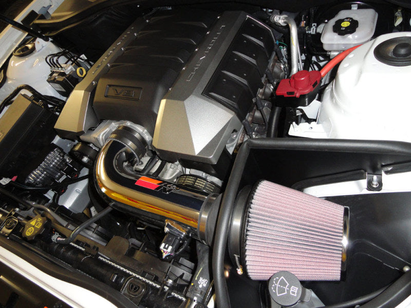 K&N Camaro 6.2L V8 Polished Typhoon Short Ram Intake