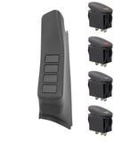 Rugged Ridge A-Pillar 4 Switch Pod Kit Black LHD JK