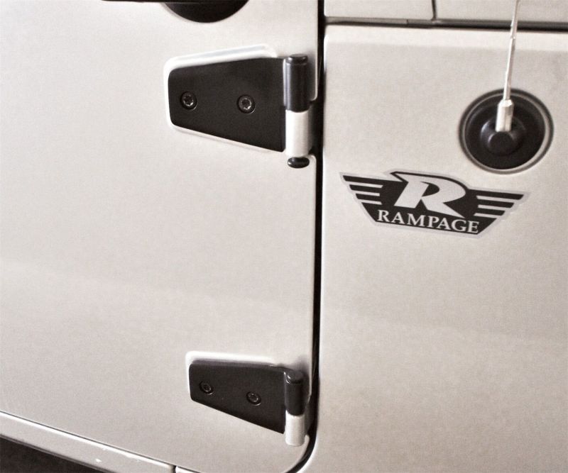 Rampage Jeep Wrangler(JK) Door Hinges - Black