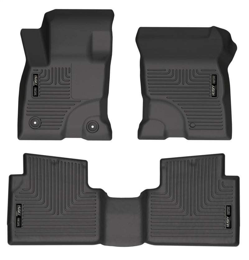 Husky Liners 2022 Ford Escape Hybrid Black Front & 2nd Seat Floor Liners