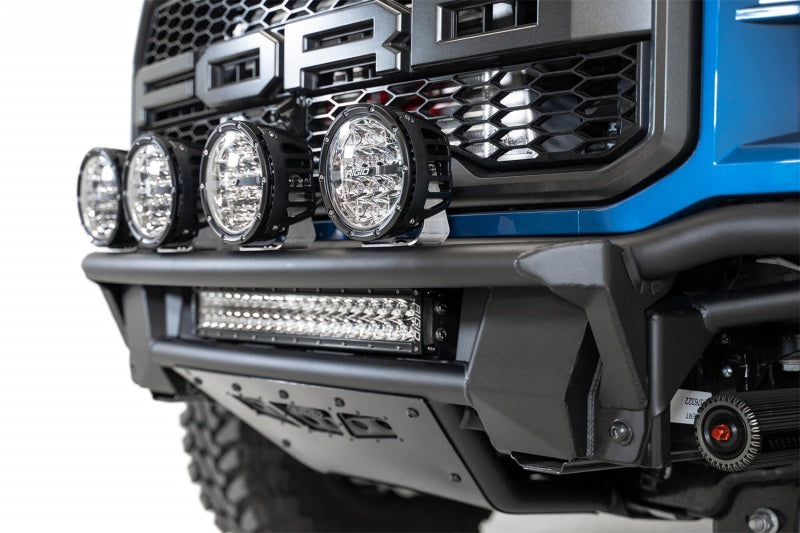 Addictive Desert Designs 17+ Ford Raptor Pro Bolt-On Front Bumper - Hammer Black