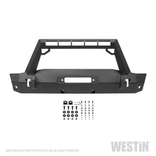 Load image into Gallery viewer, Westin 18+ Jeep Wrangler JL Stubby Front Bumper - Textured Black