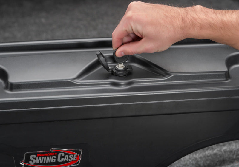 UnderCover Dodge Ram 1500 Drivers Side Swing Case - Black Smooth