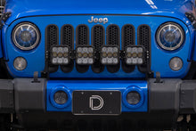 Load image into Gallery viewer, Diode Dynamics Jeep JK SS5 4-Pod CrossLink Grille Lightbar Kit Sport - White Combo