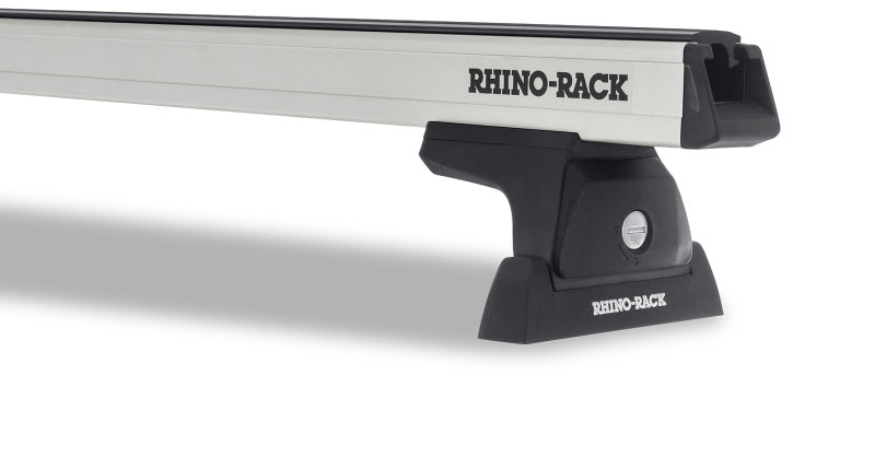 Rhino-Rack Heavy Duty 65in 2 Bar Roof Rack (No Tracks) - Silver