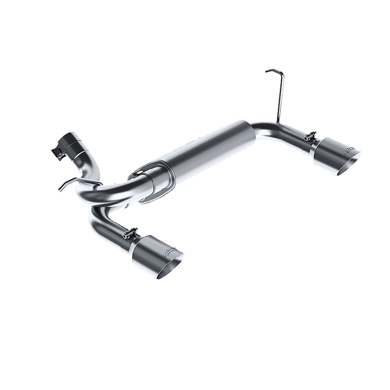 MBRP Jeep Wrangler/Rubicon 3.6L/3.8L V6 Axle-Back Dual Rear Exit T409 Performance Exhuast Sys