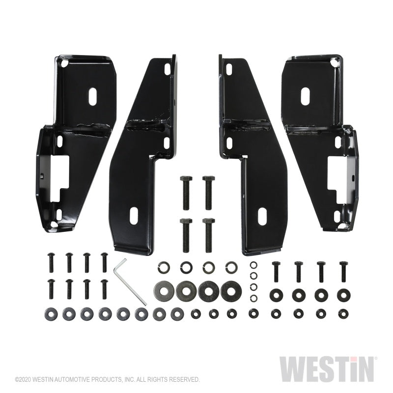 Westin Jeep Gladiator Platinum 4 Oval Nerf Step Bars - Black