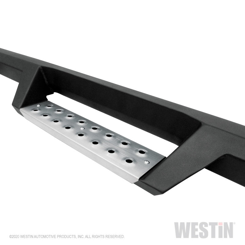 Westin Chevy Silverado 1500 Crew Cab HDX Stainless Drop Nerf Step Bars - Textured Black