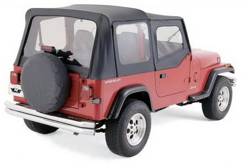 Rampage Jeep Wrangler(YJ) OEM Replacement Top - Black Denim