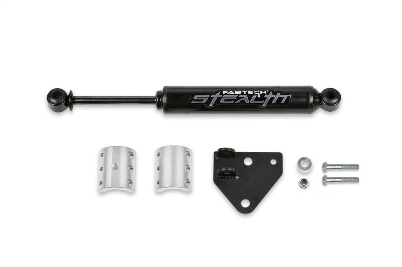 Fabtech 18+ Jeep JL 4WD Stealth Steering Stabilizer Kit (High Clearance/Non-Stock Height)