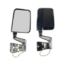 Load image into Gallery viewer, Rugged Ridge Jeep Wrangler YJ/TJ Chrome Door Mirror Kit w/ LED Turn Signal