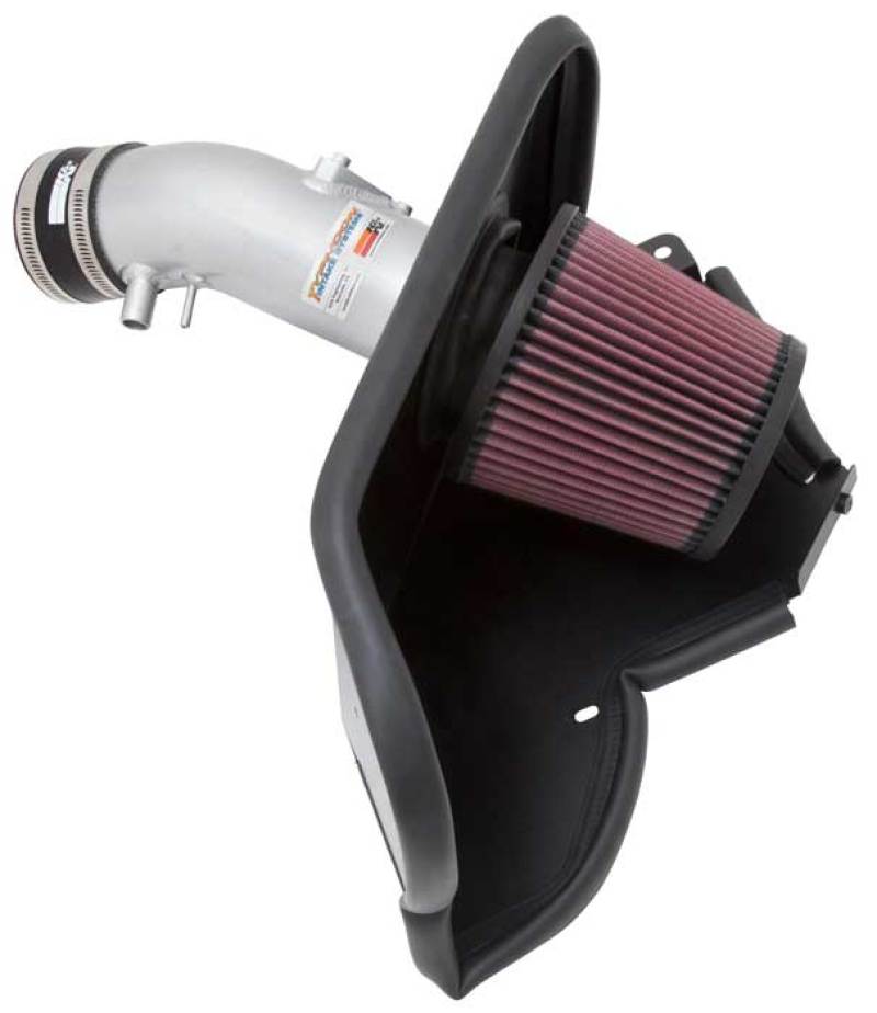 K&N Toyota Camry 3.5L V6 Silver Short Ram Typhoon Intake