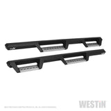 Westin 07+ Jeep Wrangler JKU 4dr. HDX Stainless Drop Nerf Step Bars - Tex. Blk