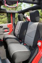 Load image into Gallery viewer, Rugged Ridge Seat Cover Kit Black/Gray Jeep Wrangler JK 4dr