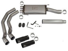 Load image into Gallery viewer, aFe Rebel Exhausts Cat-Back SS Ford F-150 04-08 V8 4.6/5.4L w/ Black Tips