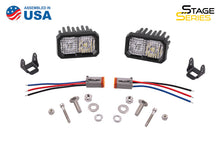 Load image into Gallery viewer, Diode Dynamics Stage Series 2 In LED Pod Sport - White Flood Standard ABL (Pair)