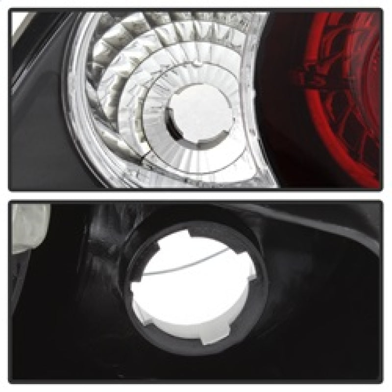 Rear Euro style tail light for Acura RSX 02-04 by Spyder in black color