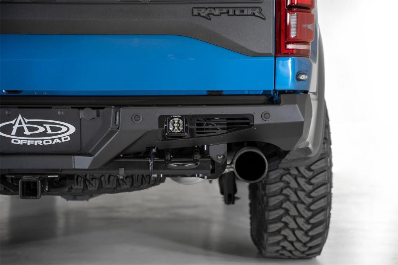 Addictive Desert Designs 17+ Ford Raptor F-150 Bomber Rear Bumper w/ Backup Sensor Cutouts