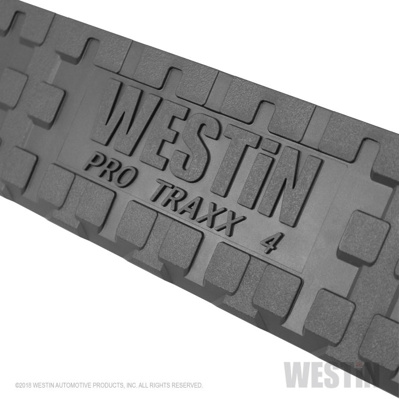 Westin 18+ Jeep Wrangler JL Unlimited 4DR PRO TRAXX 4 Oval Nerf Step Bars - Textured Black