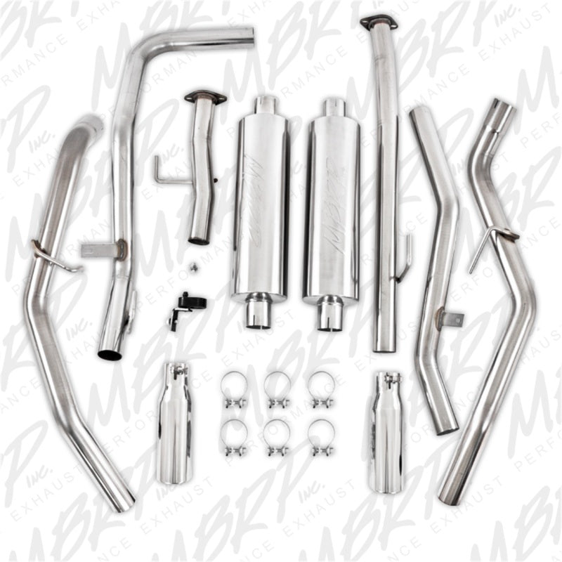 MBRP Toyota Tundra 5.7L EC-Std. & SB/CC-SB Cat Back Dual Split Rear