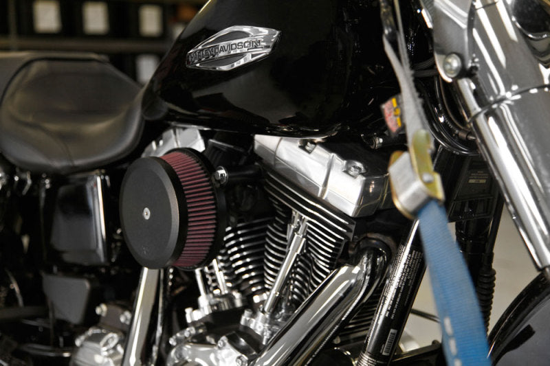 K&N 99+ Harley Davidson Street Metal Intake System - Hammer Black