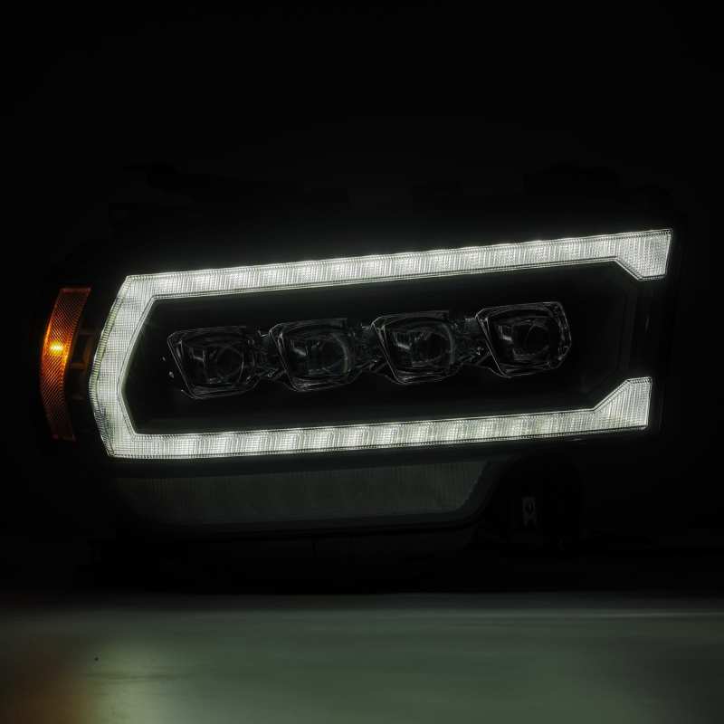 AlphaRex 19+ Ram 2500 NOVA LED Proj Headlights Plank Style Black w/Activ Light/Seq Signal/DRL