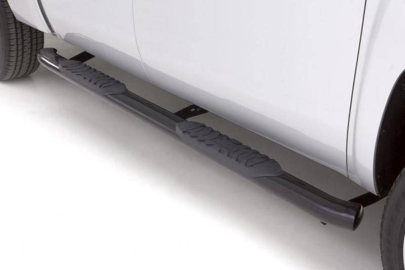 Lund Ford F-150 Std. Cab 4in. Oval Curved Steel Nerf Bars - Black