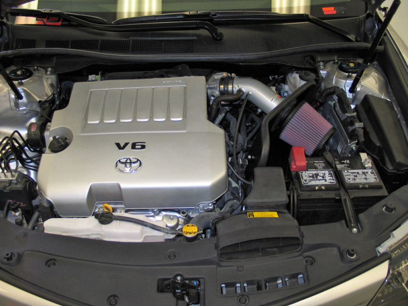 K&N Toyota Camry 3.5L V6 Silver Short Ram Typhoon Intake