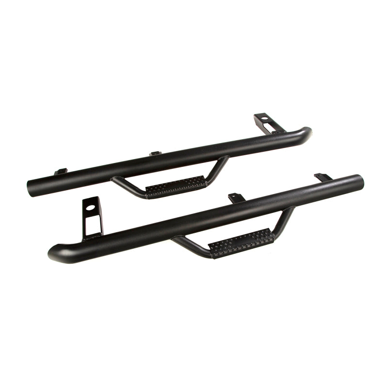 Rugged Ridge Spartan Nerf Bar Textured Black Jeep Wrangler TJ