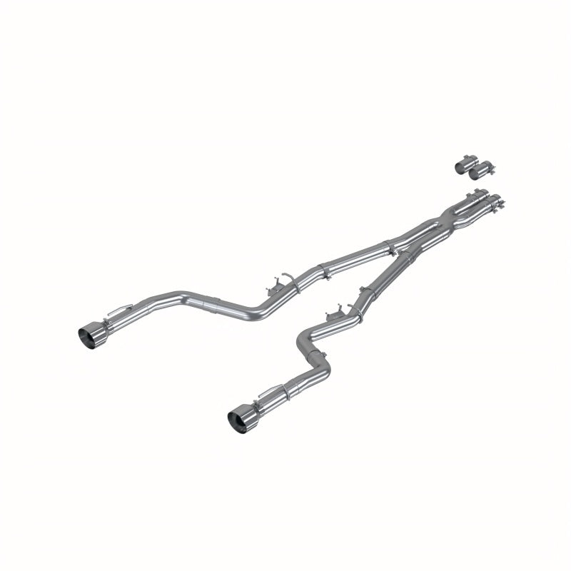 MBRP Charger 5.7L/6.2L/6.4L 3in Race Profile Cat-Back w/ Dual Tips Aluminized Steel Exhaust