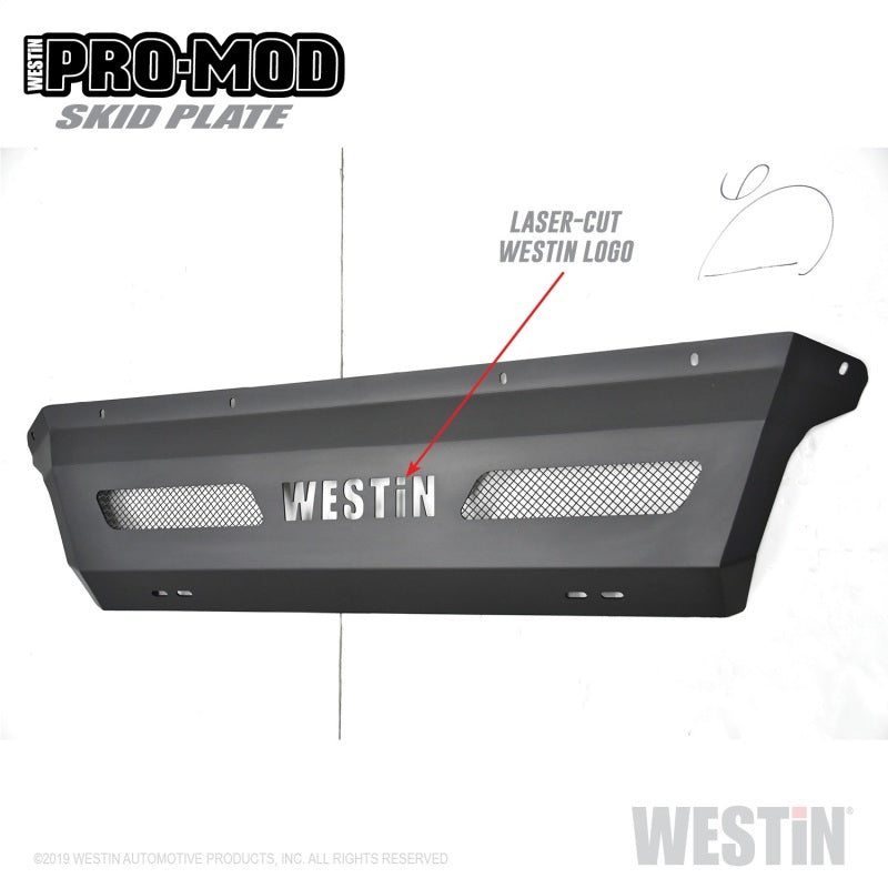 Westin 11+ Ford F-250/350/450/550 Pro-Mod Skid Plate - Tex. Blk