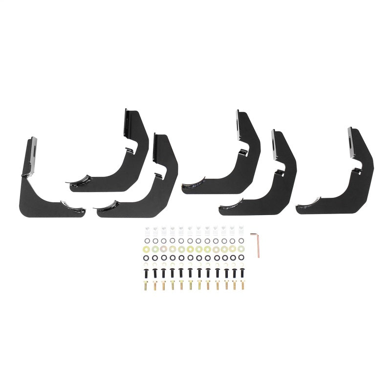 Westin 2014+ Chevrolet/GMC Silverado Sierra 1500 Dbl Cab PRO TRAXX 4 Oval Nerf Step Bars - Black